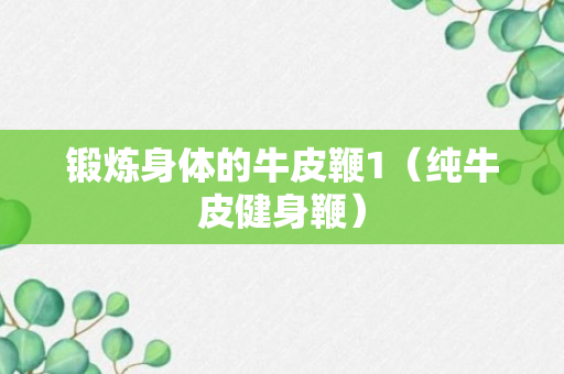 锻炼身体的牛皮鞭1（纯牛皮健身鞭）